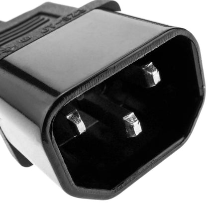 Cable adaptador C14 a schuko hembra cable de alimentación IEC-60320 de 20cm
