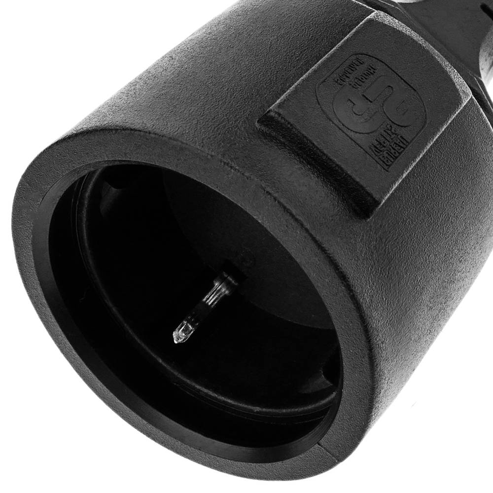 Cable adaptador C14 a schuko hembra cable de alimentación IEC-60320 de 20cm