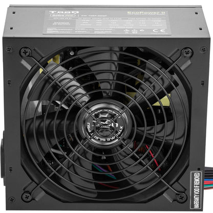 Fuente de alimentación TooQ Ecopower II 600 W PFC activo con ventilador silencioso de 140 mm