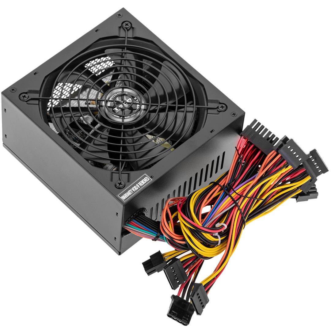 Fuente de alimentación TooQ Ecopower II 600 W PFC activo con ventilador silencioso de 140 mm