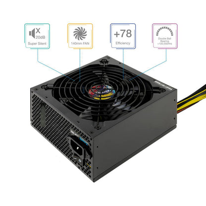 Fuente de alimentación ATX 650W con PFC activo de TooQ TQAPOLO-650SP