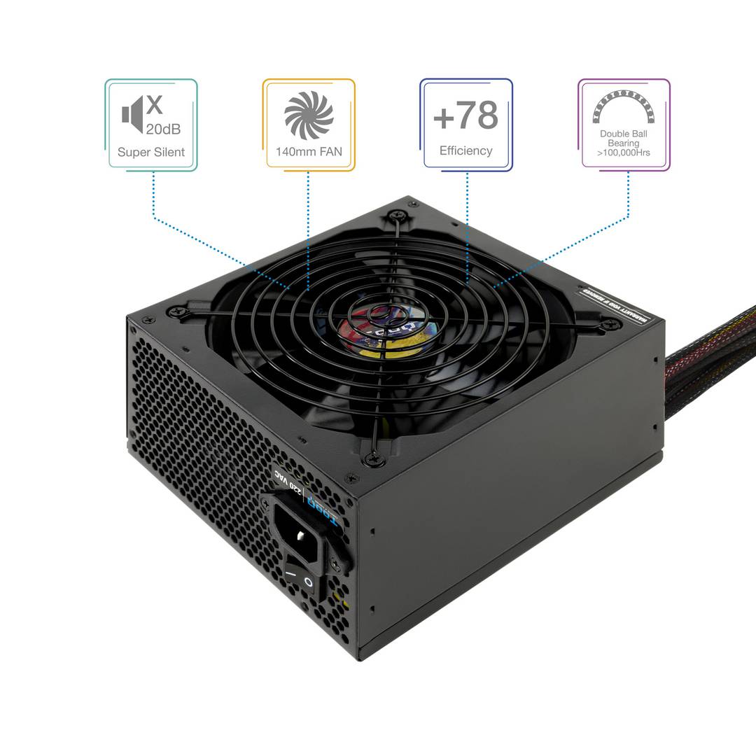 Fuente de alimentación ATX 750W con PFC activo de TooQ TQAPOLO-750SP