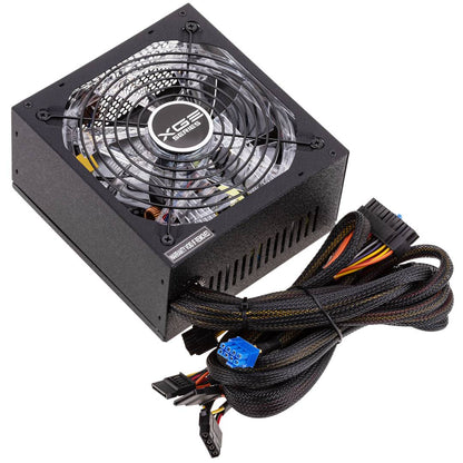 Fuente de alimentación TooQ Gaming XGE II con ventilador con LED 140 mm PFC activo 600 W