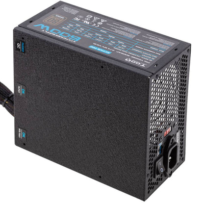 Fuente de alimentación TooQ Gaming XGE II con ventilador con LED 140 mm PFC activo 600 W