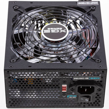 Fuente de alimentación TooQ Gaming XGE II con ventilador con LED 140 mm PFC activo 800 W