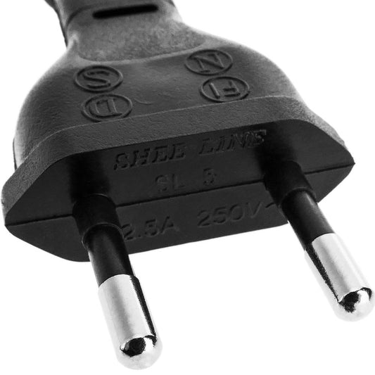 Cable Alimentación IEC-60320 0.2m (C7 / Bipolar-M)