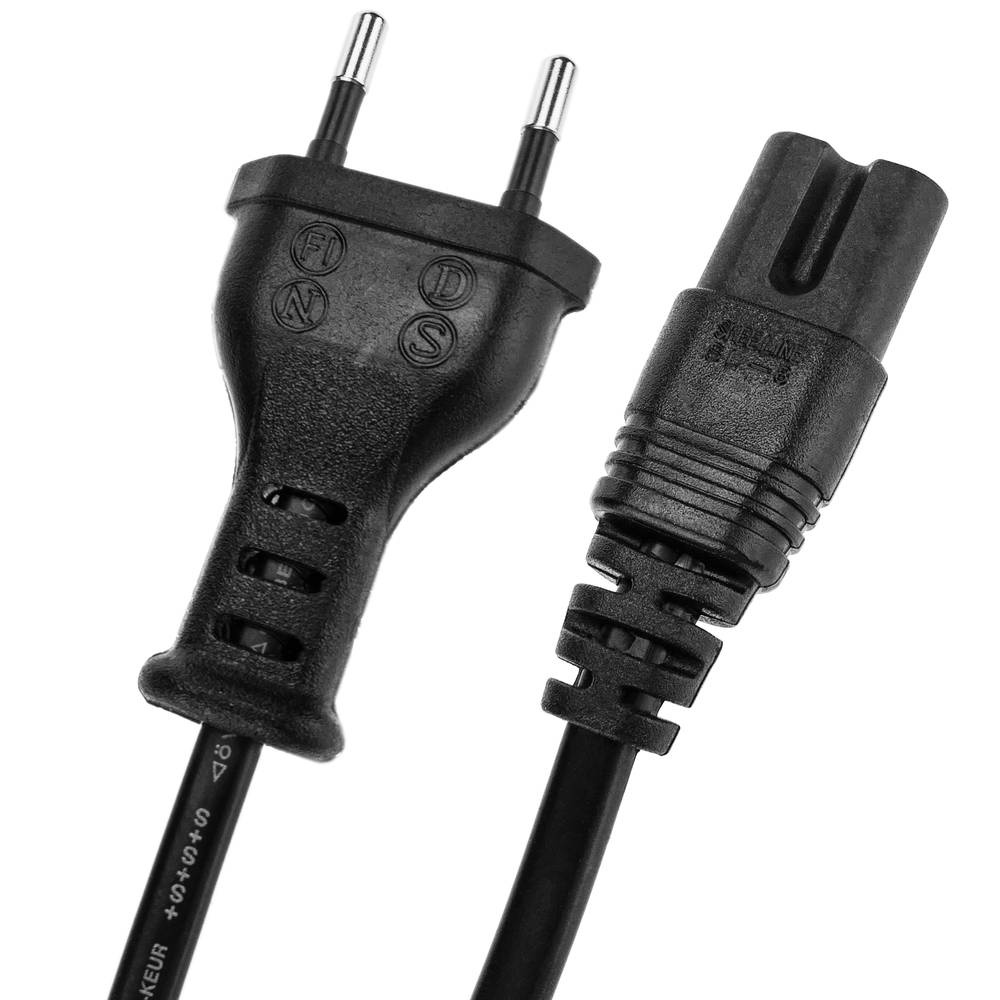 Cable Alimentación IEC-60320 0.2m (C7 / Bipolar-M)
