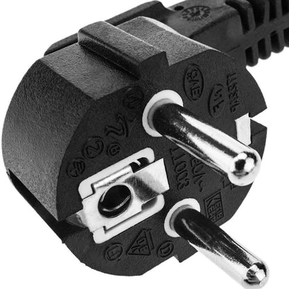 Cable Alimentación IEC-60320 de C5 a Schuko macho 3m