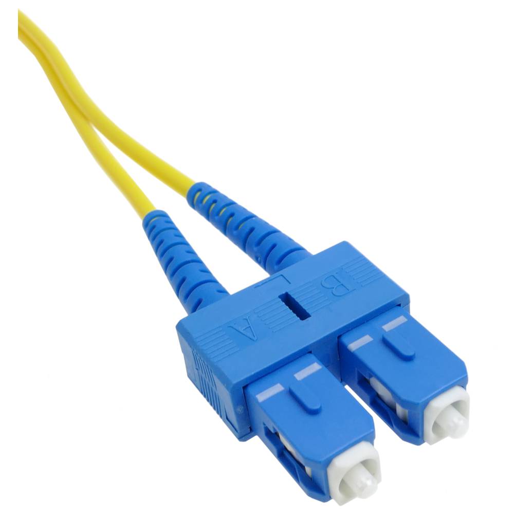 Cable de fibra óptica SC/UPC a SC/UPC monomodo duplex 9/125 de 15 m OS2
