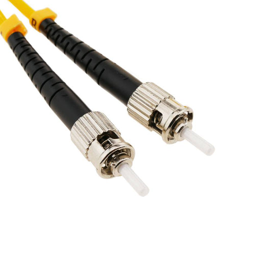 Cable de fibra óptica ST a SC monomodo duplex 9/125 de 3 m OS2