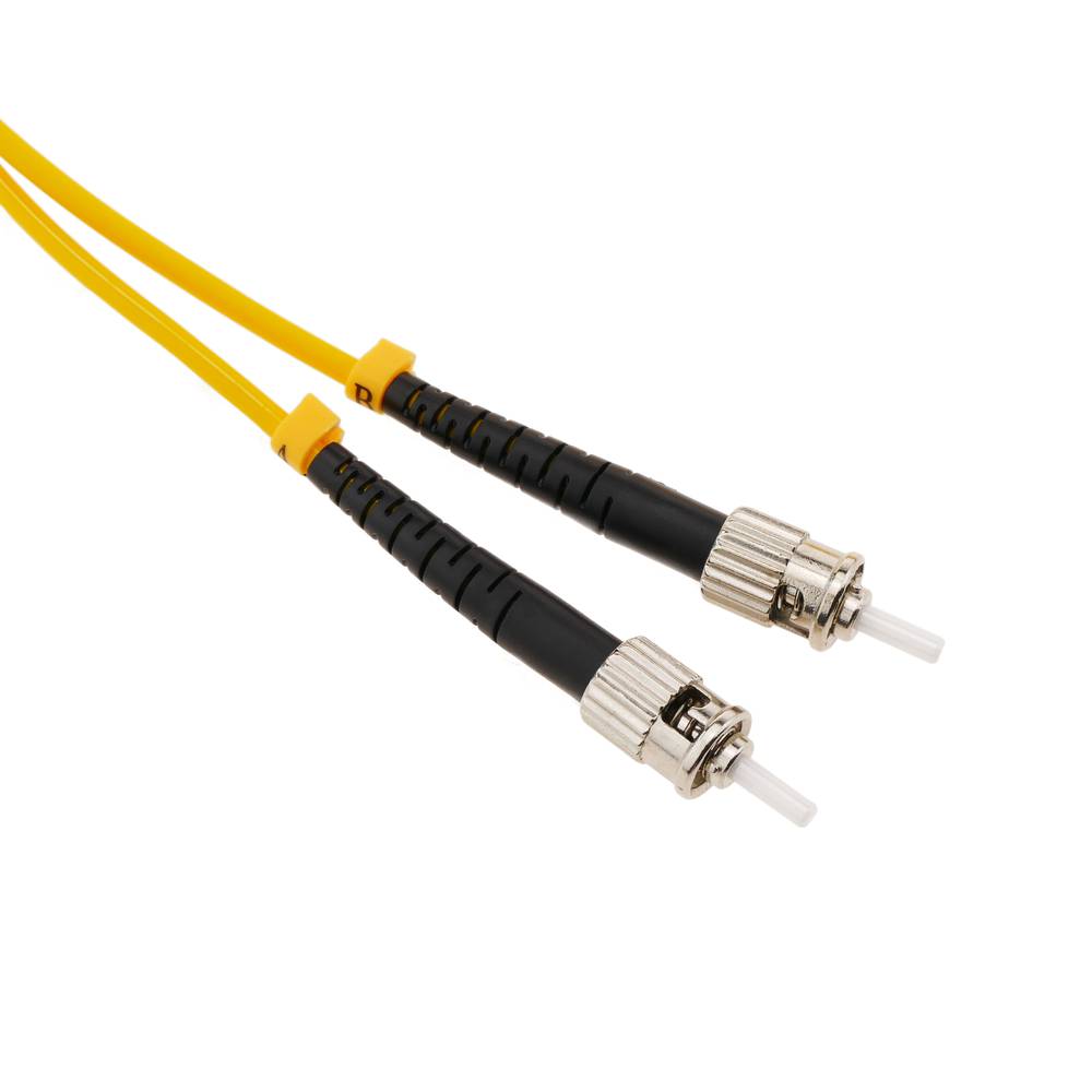 Cable de fibra óptica ST a SC monomodo duplex 9/125 de 3 m OS2