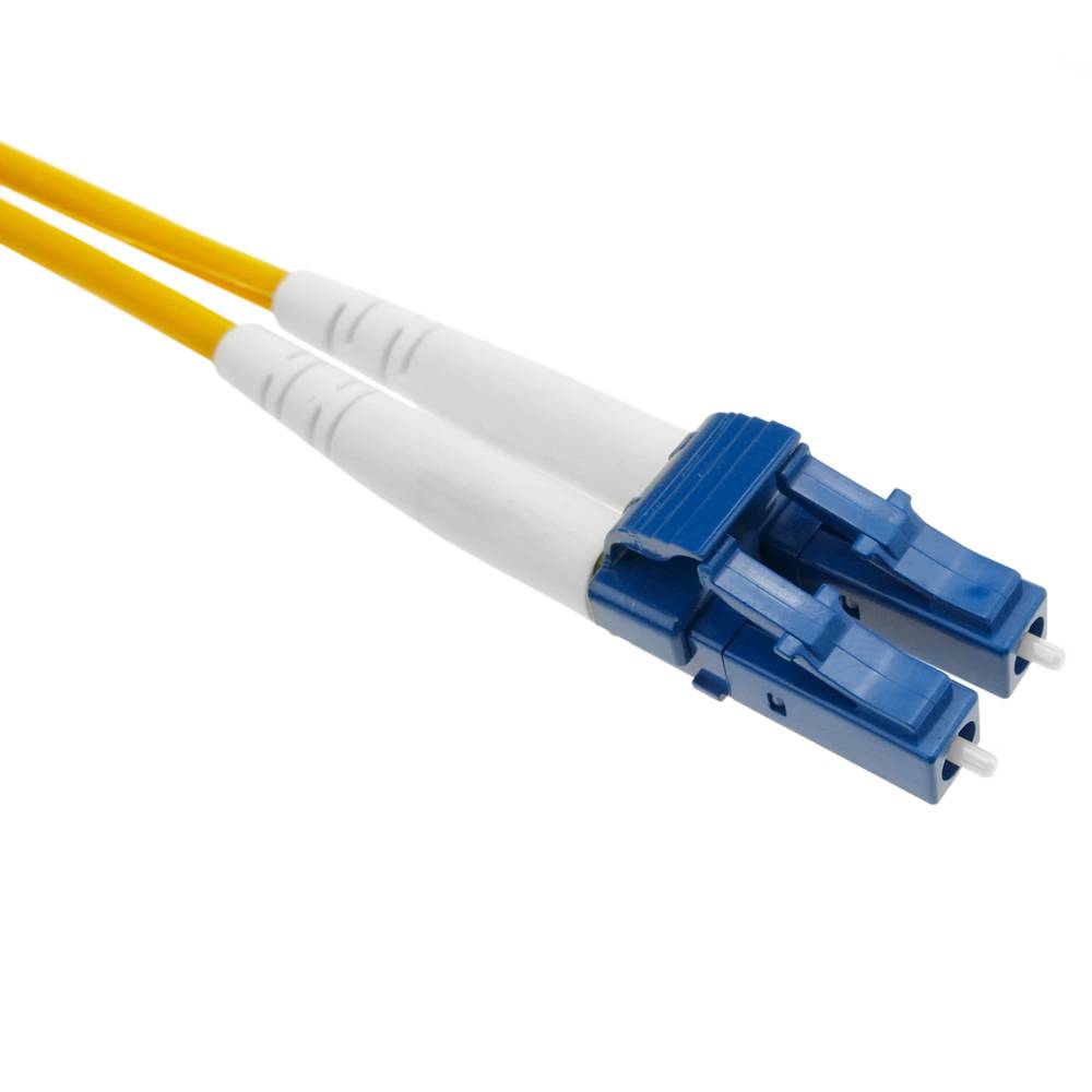 Cable de fibra óptica SC/UPC-LC/UPC monomodo duplex 9/125 de 1 m OS2
