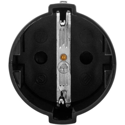 Base móvil schuko 220VAC 16A con toma de tierra