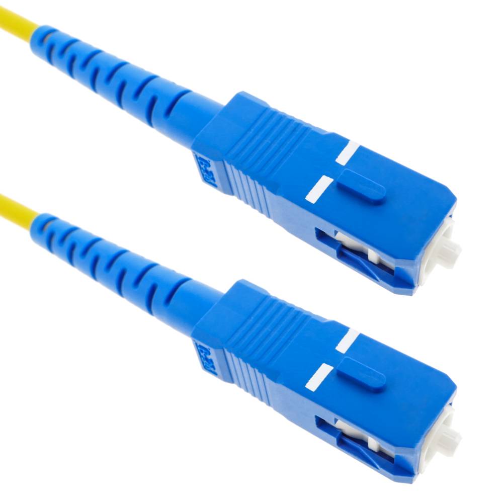 Cable de fibra óptica SC a SC monomodo simplex 9/125 de 2 m OS2