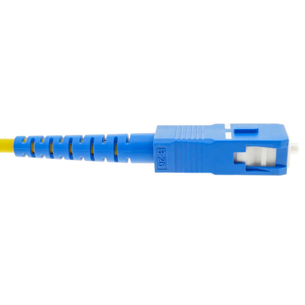 Cable de fibra óptica SC a SC monomodo simplex 9/125 de 20 m OS2