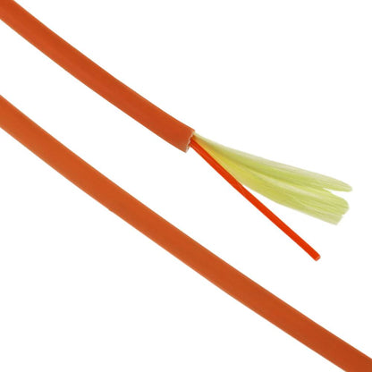 Bobina de fibra óptica 62.5/125 multimodo 3.0 mm simplex de 100 m OM1