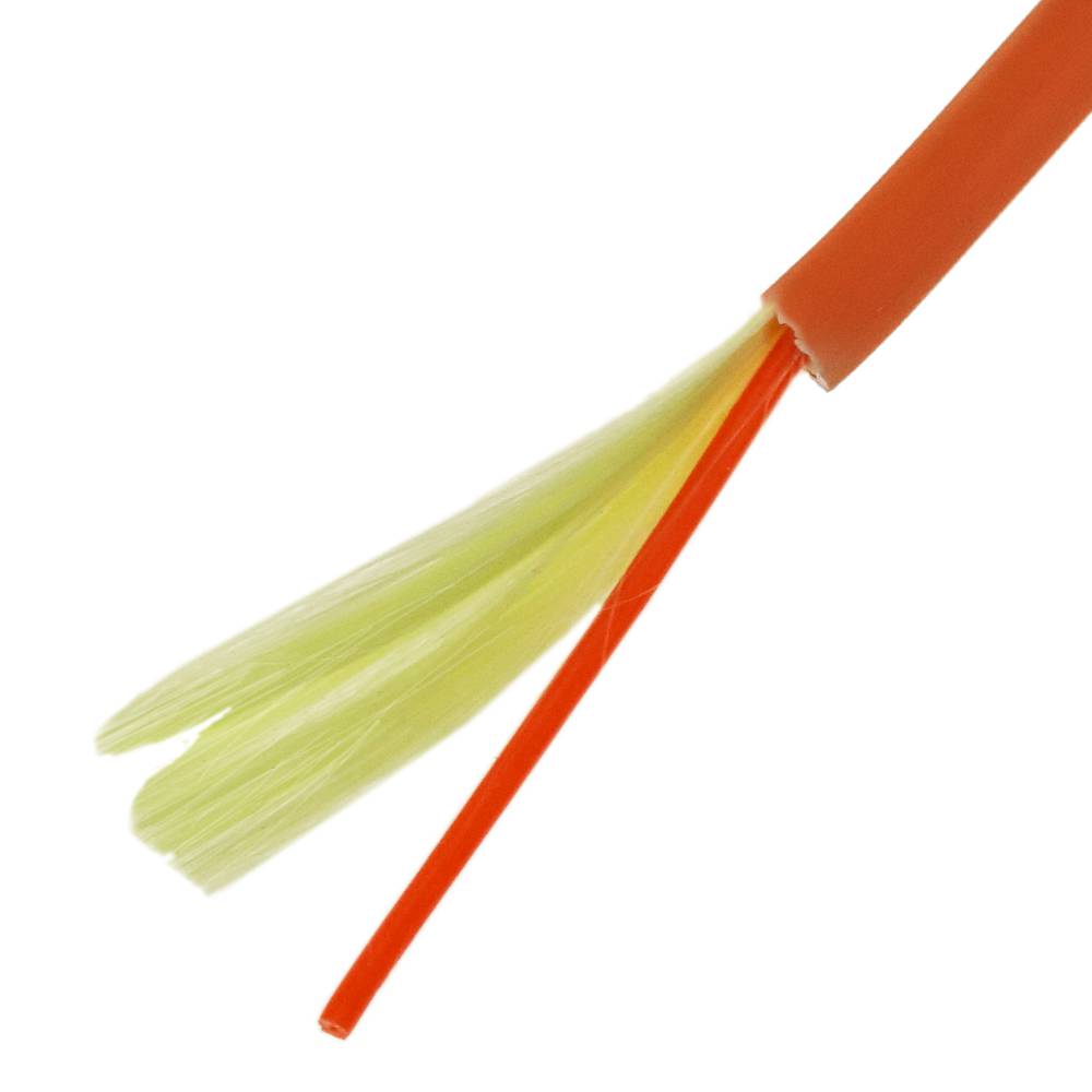Bobina de fibra óptica 62.5/125 multimodo 3.0 mm simplex de 100 m OM1
