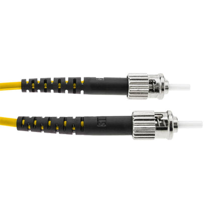 Cable de fibra óptica ST/PC a ST/PC monomodo duplex 9/125 de 100m OS2