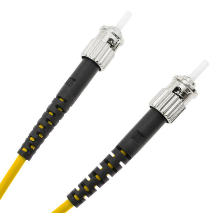 Cable de fibra óptica ST/PC a ST/PC monomodo duplex 9/125 de 100m OS2