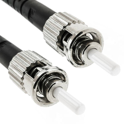 Cable de fibra óptica ST/PC a ST/PC multimodo duplex 50/125 de 75m OM3