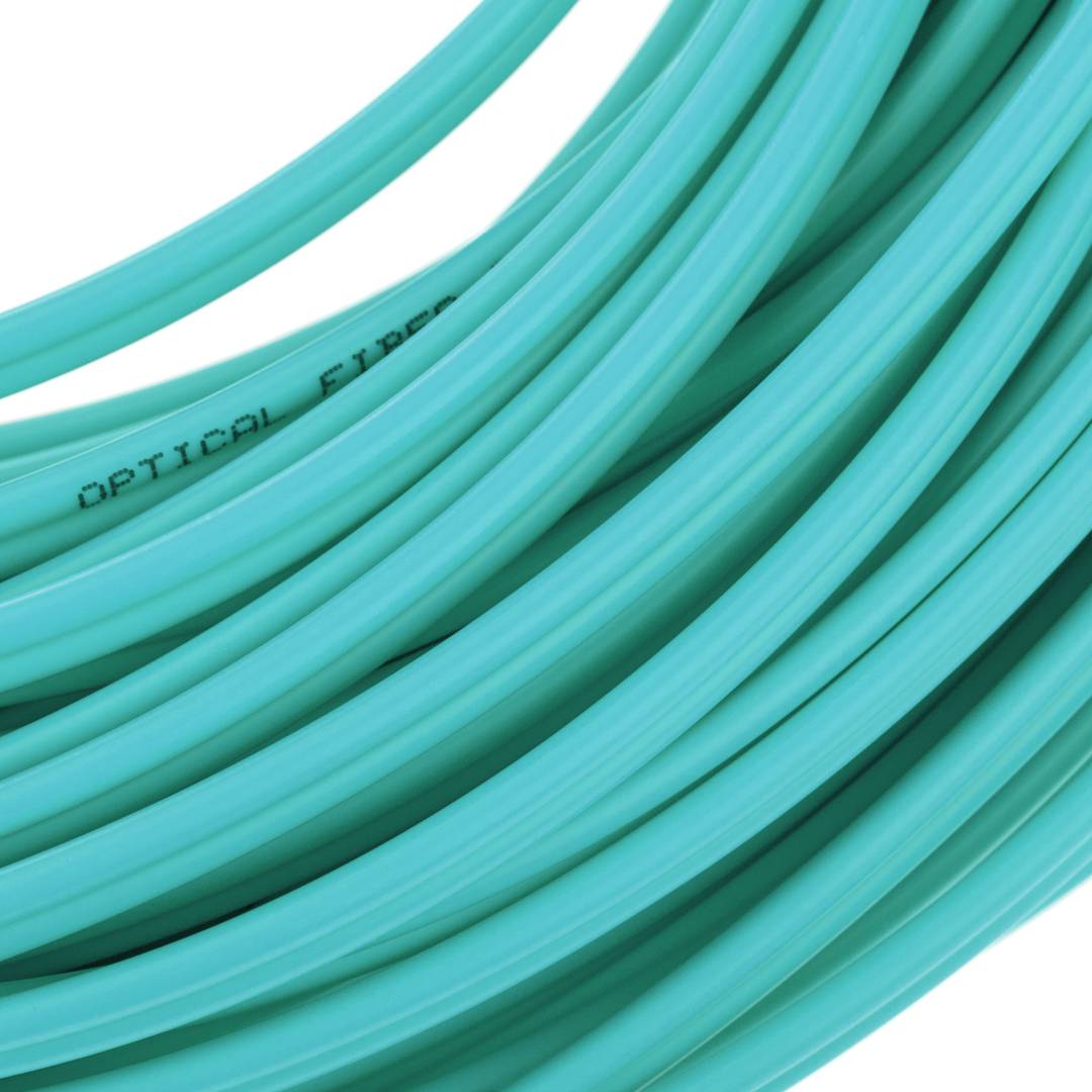 Cable de fibra óptica ST/PC a ST/PC multimodo duplex 50/125 de 75m OM3