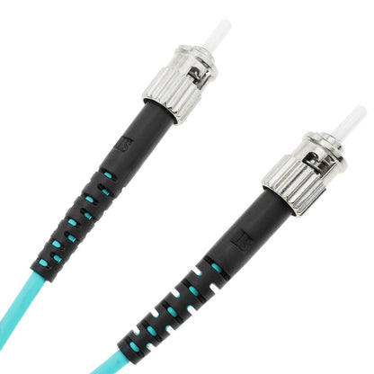 Cable de fibra óptica ST/PC a ST/PC multimodo duplex 50/125 de 75m OM3