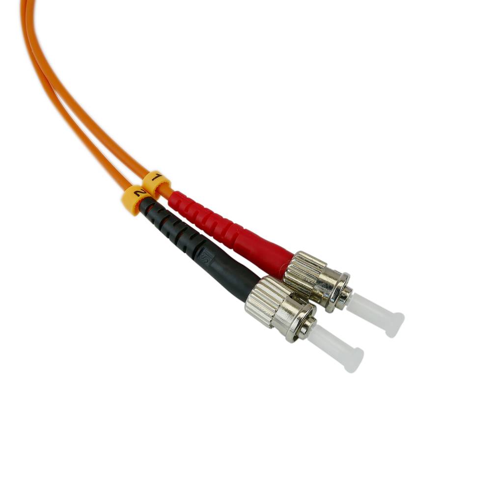 Cable de fibra óptica FC a ST multimodo duplex 62.5/125 de 2 m