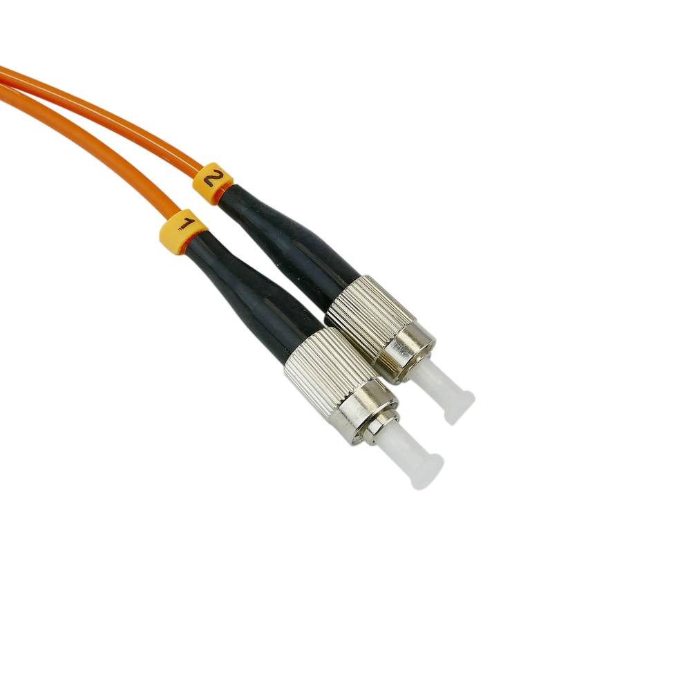 Cable de fibra óptica FC a ST multimodo duplex 62.5/125 de 2 m