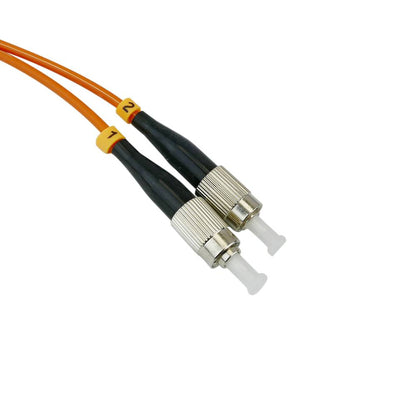 Cable de fibra óptica FC a ST multimodo duplex 62.5/125 de 2 m