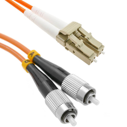Cable de fibra óptica FC a LC multimodo duplex 62.5/125 de 3 m