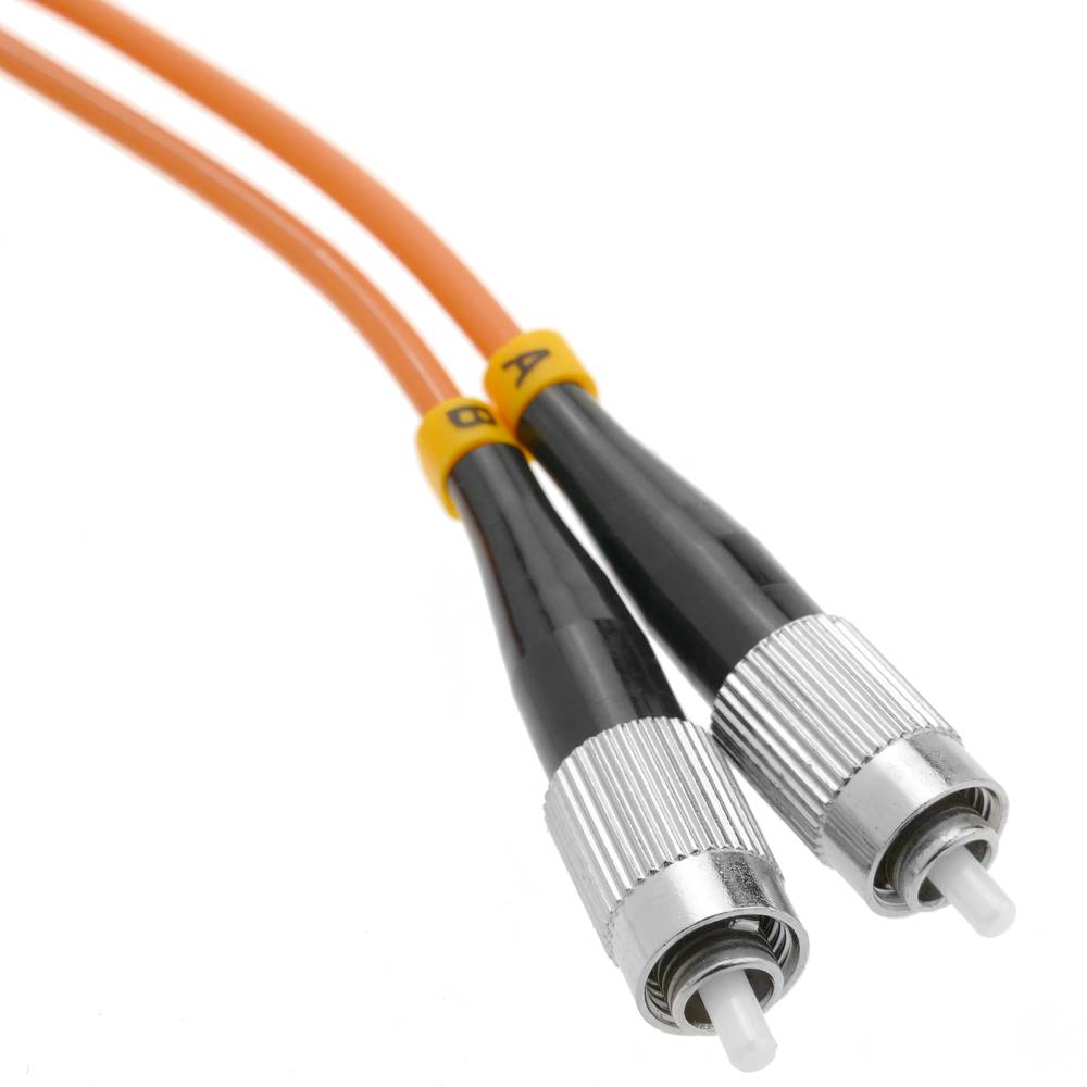 Cable de fibra óptica FC a LC multimodo duplex 62.5/125 de 3 m
