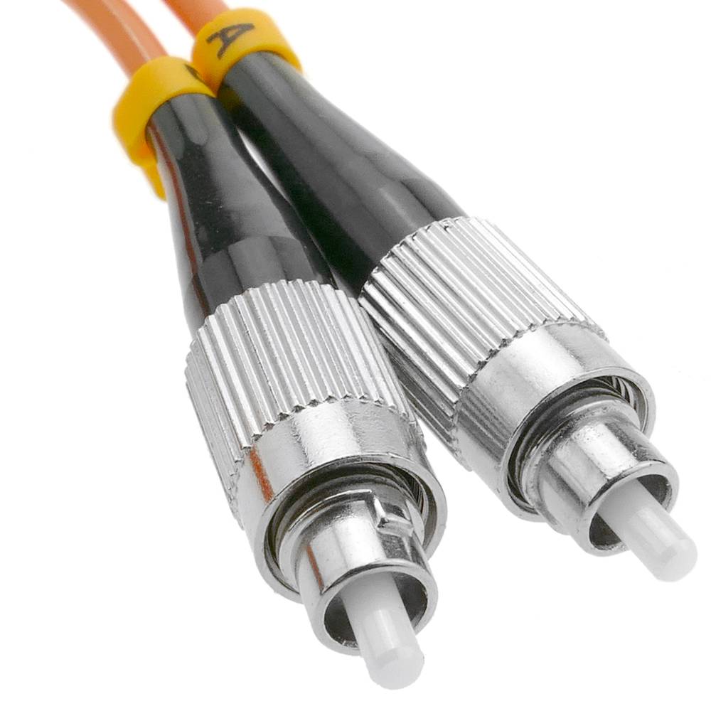 Cable de fibra óptica FC a LC multimodo duplex 62.5/125 de 3 m