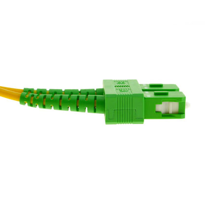 Cable de fibra óptica SC/UPC a SC/APC monomodo duplex 9/125 de 2 m OS2