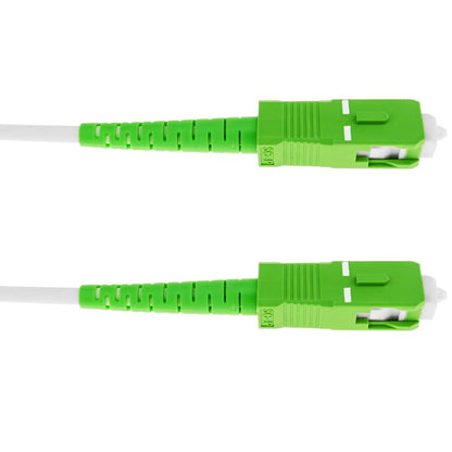Cable de fibra óptica SC/APC a SC/APC monomodo SMF SX OS2 simplex 9/125 blindado de 50 cm