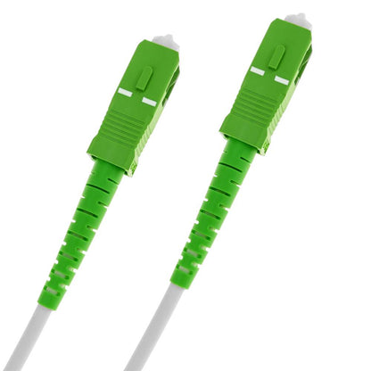 Cable de fibra óptica SC/APC a SC/APC monomodo SMF SX OS2 simplex 9/125 blindado de 50 cm