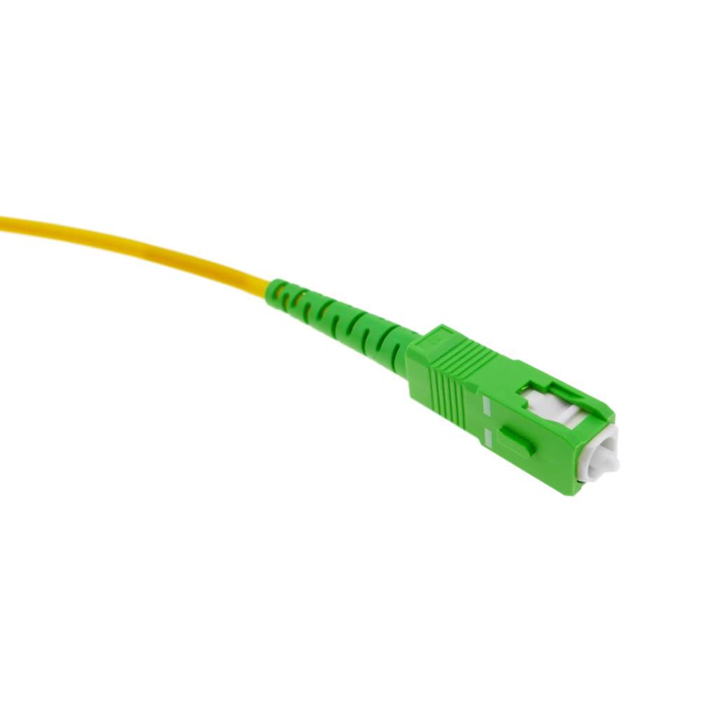 Cable de fibra óptica LC/PC a SC/APC monomodo simplex 9/125 de 50 cm OS2