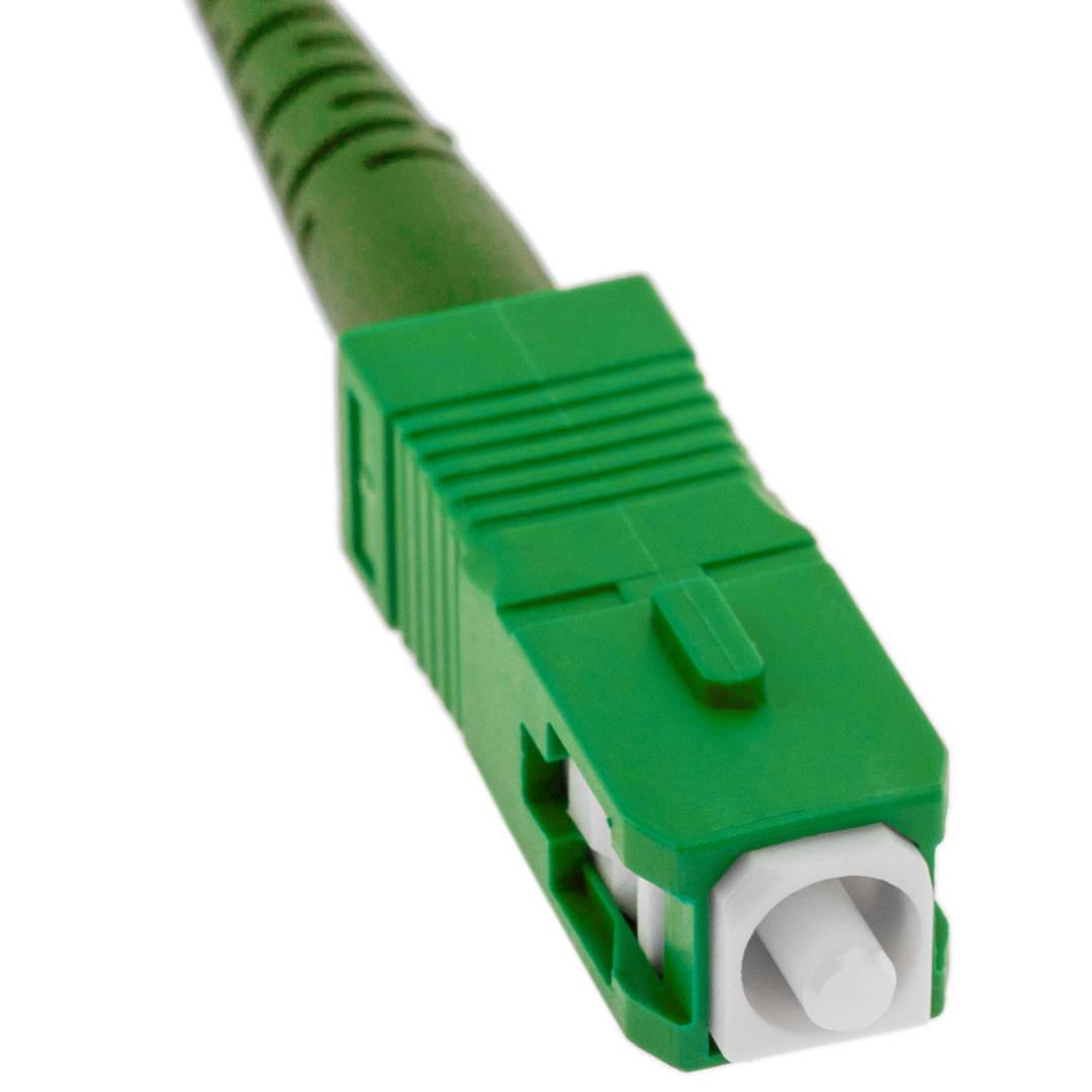 Cable de fibra óptica LC/PC a SC/APC 5m monomodo simplex 9/125