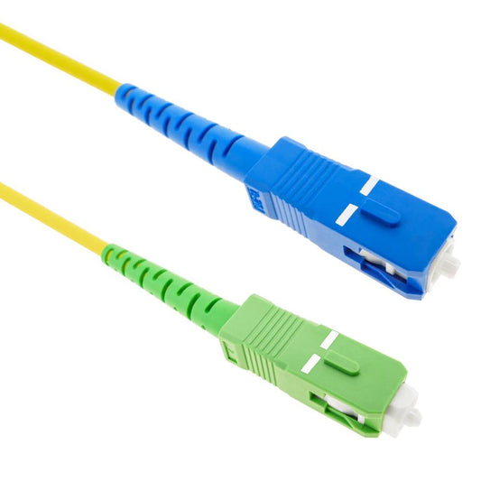 Cable de fibra óptica SC/PC a SC/APC monomodo simplex 9/125 de 1 m