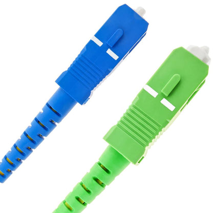 Cable de fibra óptica SC/PC a SC/APC monomodo simplex 9/125 de 1 m