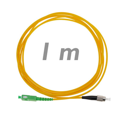 Cable de fibra óptica FC/PC a SC/APC monomodo simplex 9/125 de 1 m OS2