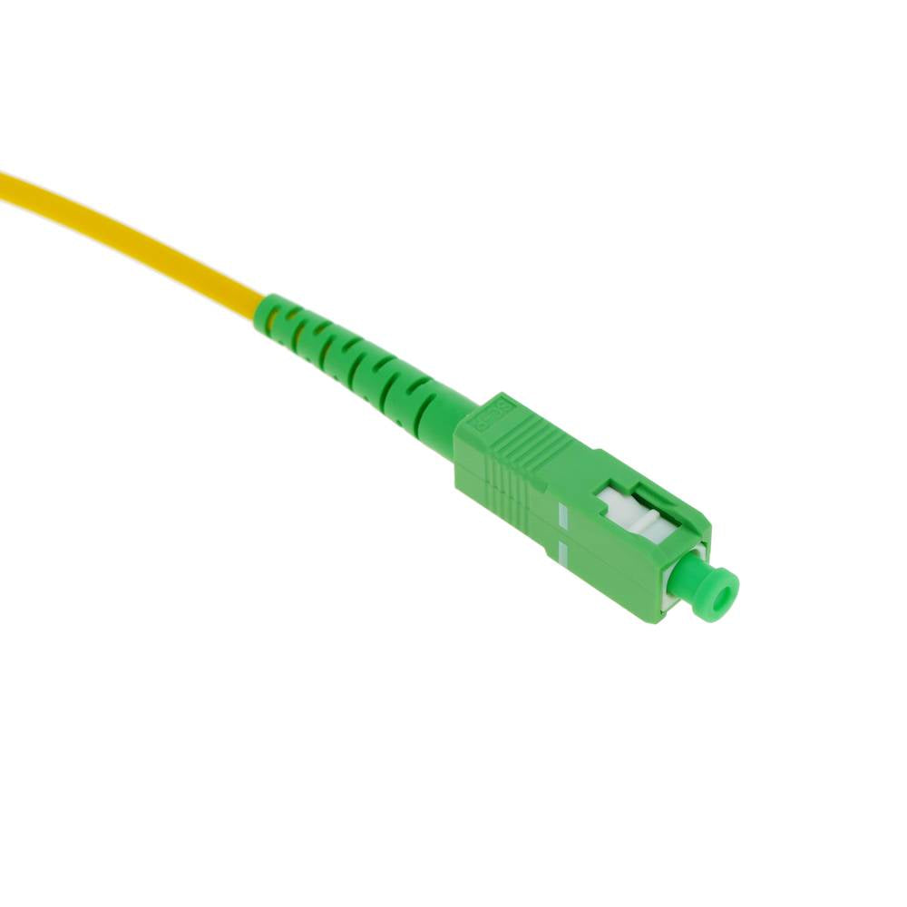 Cable de fibra óptica FC/PC a SC/APC monomodo simplex 9/125 de 1 m OS2