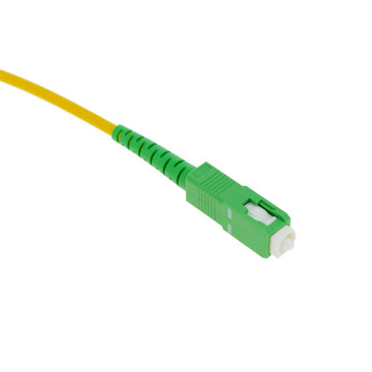 Cable de fibra óptica FC/PC a SC/APC monomodo simplex 9/125 de 1 m OS2