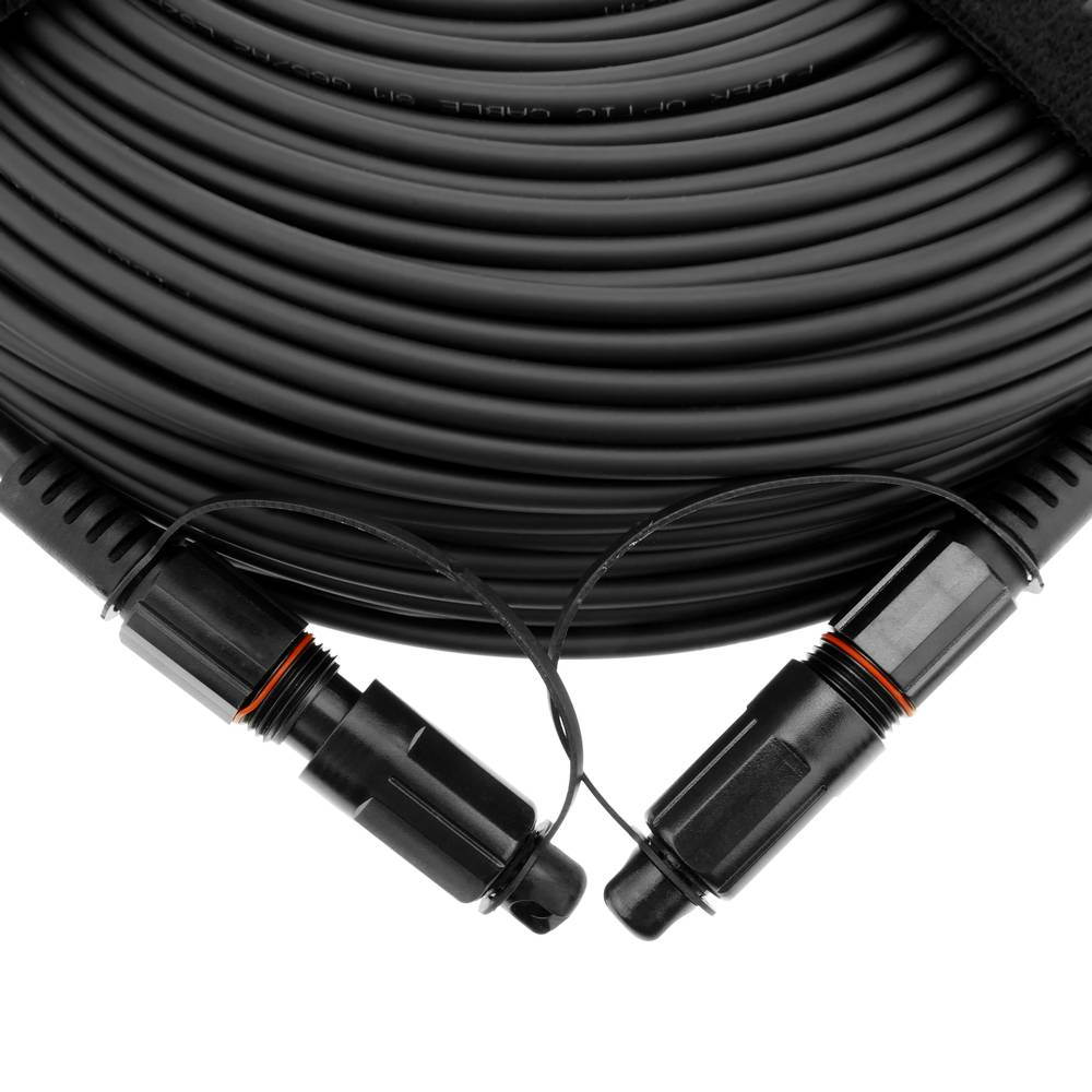 Bobina de fibra óptica para exteriores 50 m G657A2 5.0 mm HOPTIC Optitap SC/PC OS2