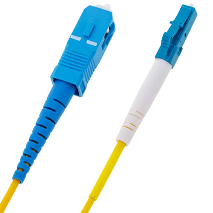 Cable de fibra óptica LC/UPC a SC/UPC monomodo simplex 9/125 G652D de 0,5 m OS2