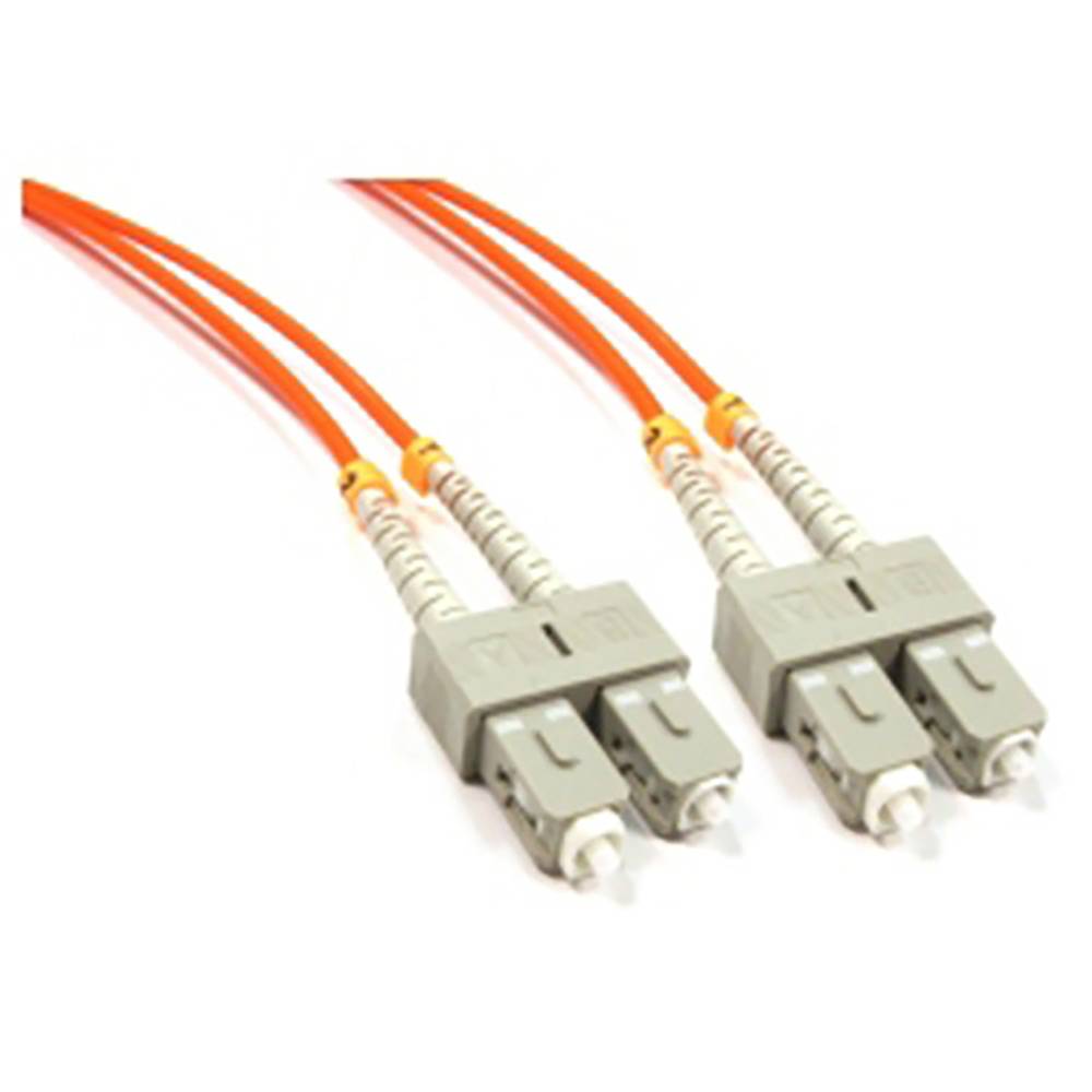 Cable de fibra óptica SC a SC multimodo duplex OM1  62.5/125 de 1 m