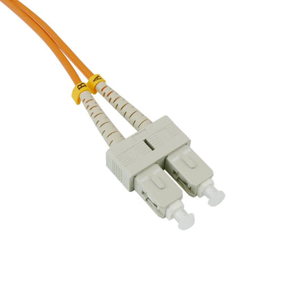 Cable de fibra óptica ST a SC multimodo duplex 62.5/125 de 2 m