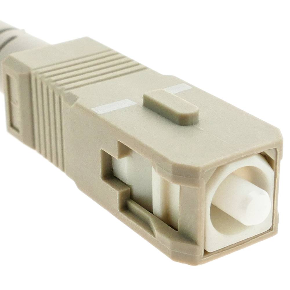 Cable de fibra óptica OM4 multimodo MMF simplex 50µm/125µm SC-SC de 50cm