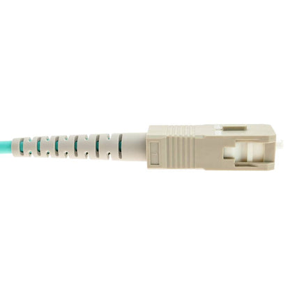 Cable de fibra óptica OM4 multimodo MMF simplex 50µm/125µm SC-SC de 50cm