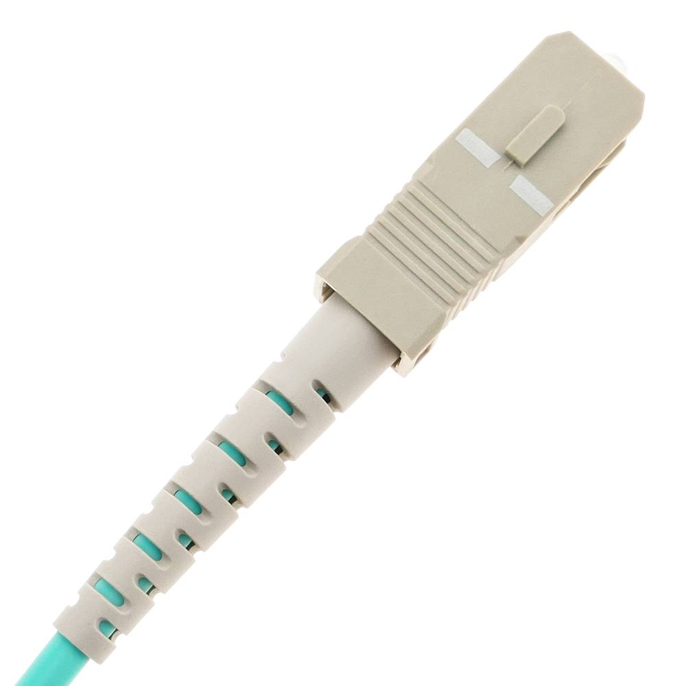 Cable de fibra óptica OM4 multimodo MMF simplex 50µm/125µm SC-SC de 50cm