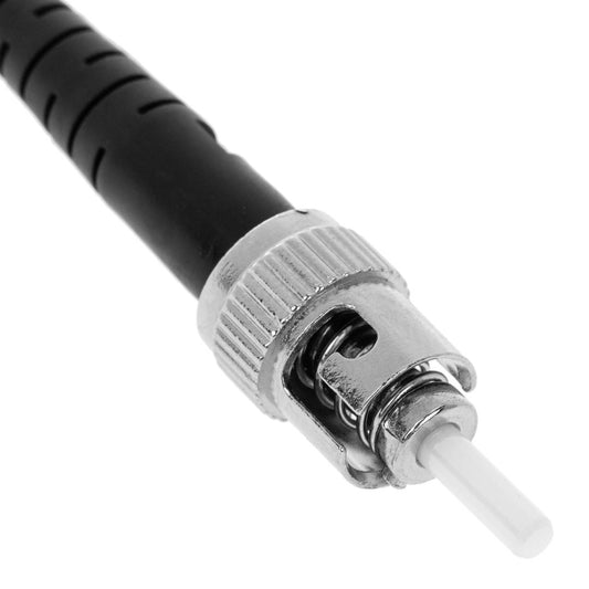 Cable de fibra óptica OM4 multimodo MMF simplex 50µm/125µm ST-ST de 3m